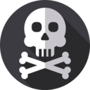 healthcare and medical,miscellaneous,poison,pirate,jolly roger,skull and bones